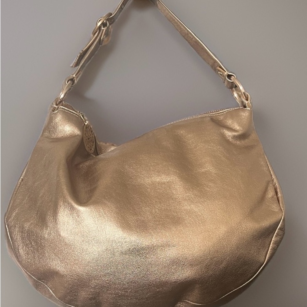 ❤️❤️❤️💕Coach Allie Leather Gold Shoulder Bag❤️❤️♥️💕 - Picture 2 of 16